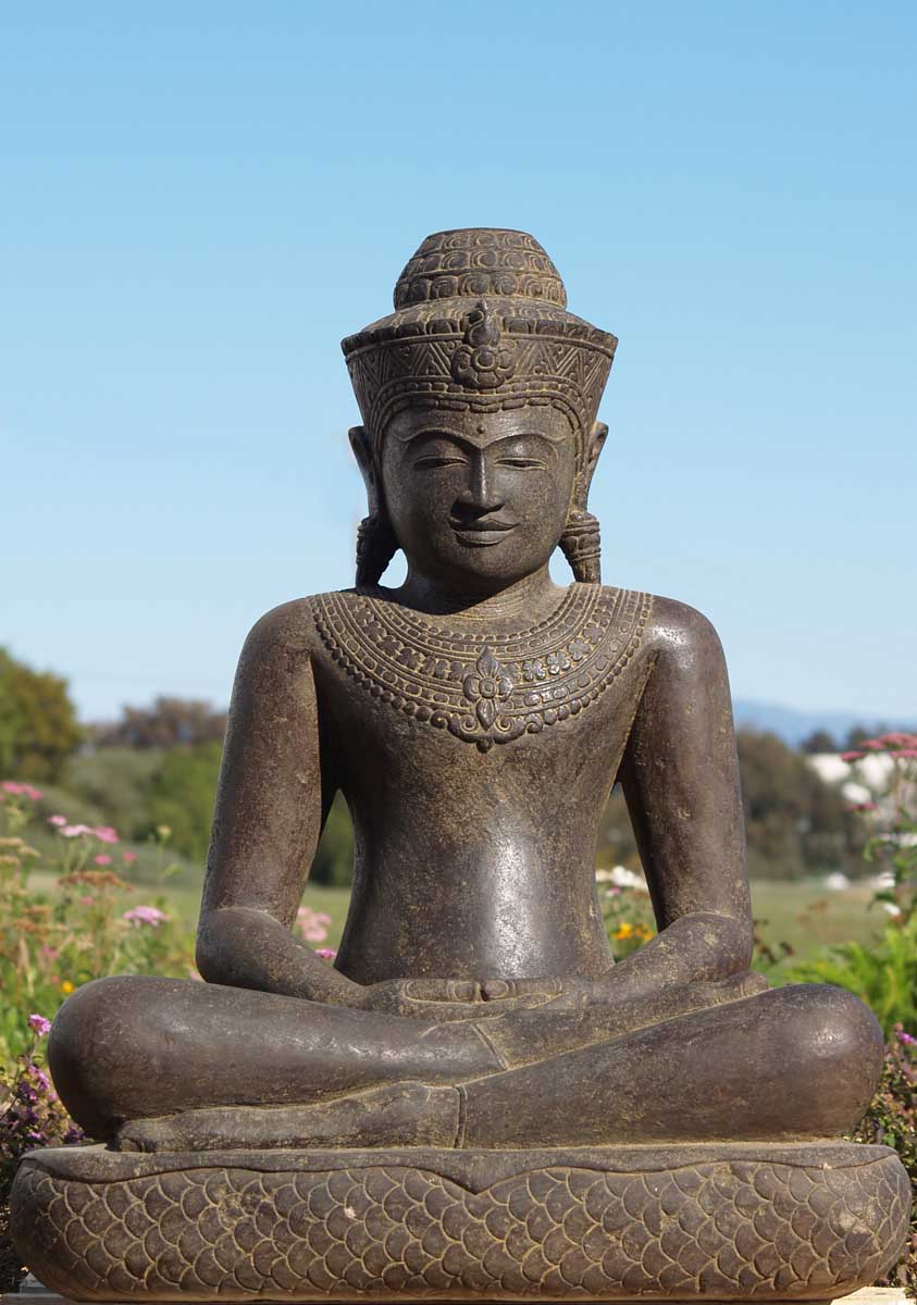 Cambodian Buddha Sculpture 32"